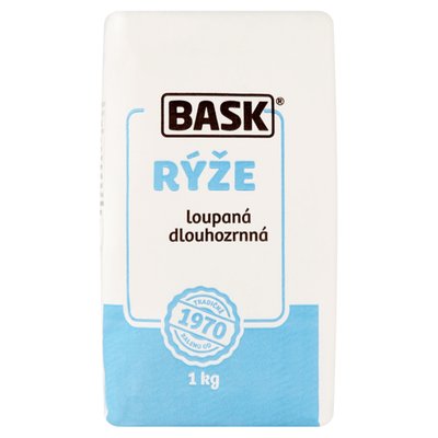 Obrázek Bask Rýže loupaná dlouhozrnná 1kg