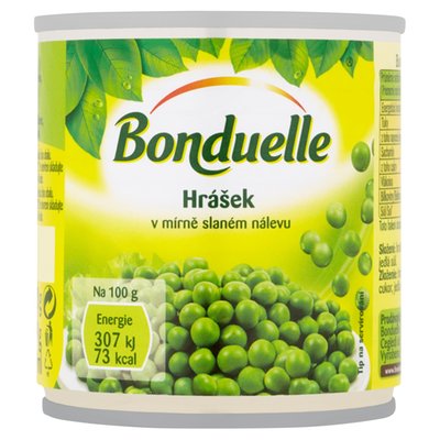 Obrázek Bonduelle Hrášek v mírně slaném nálevu 200g