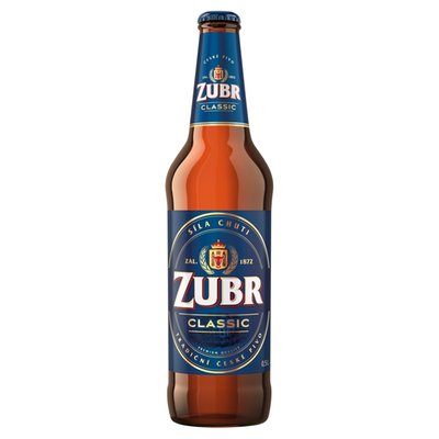 Obrázek Zubr Classic světlé výčepní pivo 0,5l