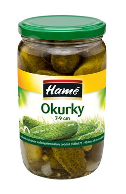 Obrázek Hamé Okurky 7-9 cm 680g