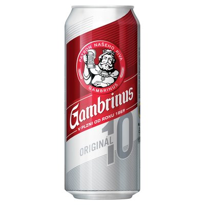 Obrázek Gambrinus Originál 10 pivo výčepní světlé 500ml