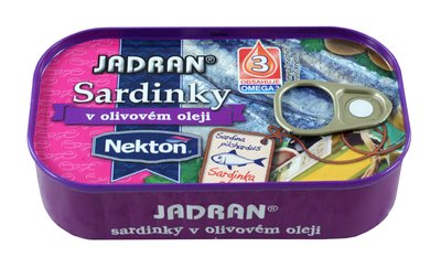 Obrázek Sardinky v olivovém oleji JADRAN EO 125g