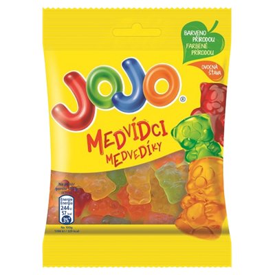 Obrázek JOJO Medvídci želé bonbóny s ovocnými příchutěmi 80g