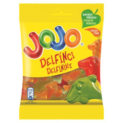 Obrázek JOJO Delfínci želé bonbóny s ovocnými příchutěmi 80g