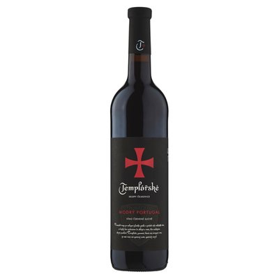 Obrázek Templářské Sklepy Čejkovice Modrý Portugal víno červené suché 0,75l