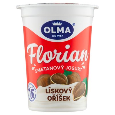 Obrázek Olma Florian Smetanový jogurt lískový oříšek 150g