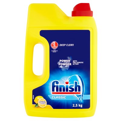 Obrázek Finish Classic Lemon Sparkle prášek do myčky nádobí 2,5kg