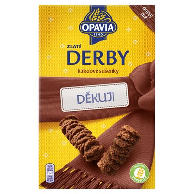 Obrázek Opavia Zlaté Derby kakaové sušenky 220g