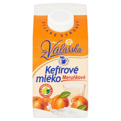 Obrázek Mlékárna Valašské Meziříčí Kefírové mléko meruňkové 450g