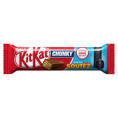 Obrázek KitKat Chunky mléčná čokoládová tyčinka s oplatkou v mléčné čokoládě 40g