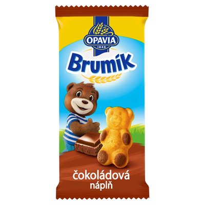 Obrázek Opavia Brumík Čokoládová náplň jemné pečivo 30g