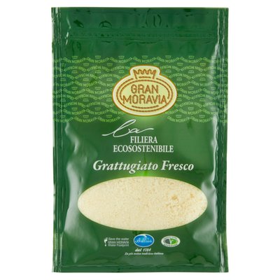 Obrázek Gran Moravia Extra tvrdý přírodní dlouhozrající strouhaný sýr 100g