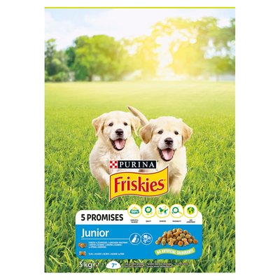 Obrázek Friskies® Junior s kuřetem a zeleninou s mlékem 3kg