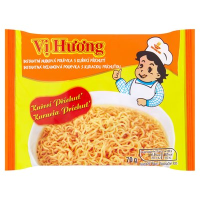 Obrázek Vi Huong Instantní nudlová polévka s kuřecí příchutí 70g
