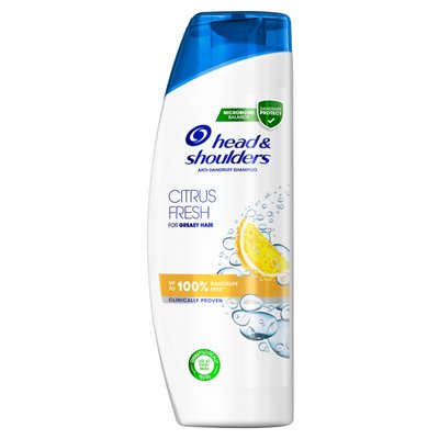 Obrázek Head & Shoulders Citrus Fresh Šampon Proti Lupům, Pro Vlasy Až 100% Bez Lupů, 400ml