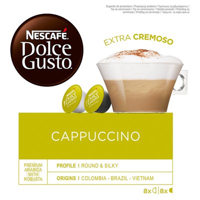 Obrázek NESCAFÉ® Dolce Gusto® Cappuccino - kávové kapsle - 16 ks