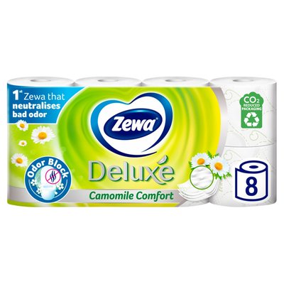 Obrázek Zewa Deluxe Camomile Comfort toaletní papír 3 vrstvý 8 rolí