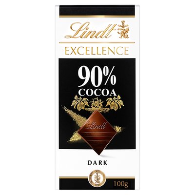 Obrázek Lindt Excellence Extra jemná hořká čokoláda 90% 100g