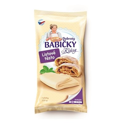 Obrázek Listové těsto Dobroty babičky Kláry 2 plátky 350 g