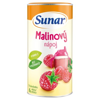 Obrázek Sunar Malinový nápoj 200g 