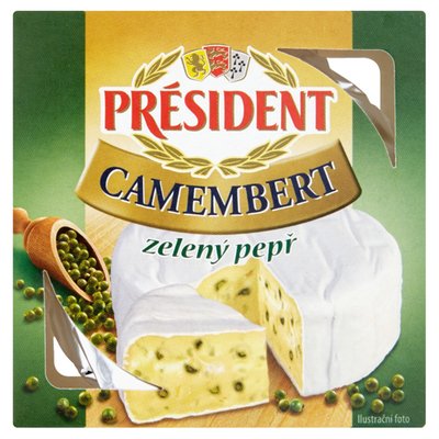 Obrázek Président Camembert zelený pepř 90g