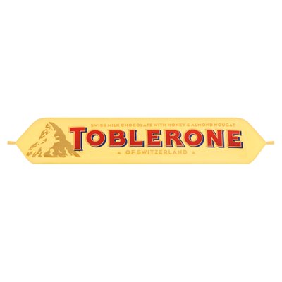 Obrázek Toblerone Švýcarská mléčná čokoláda s medovo-mandlovým nugátem 35g