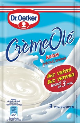 Obrázek CRÉME OLÉ příchuť kokosu 49 g