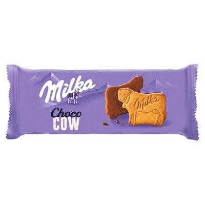 Obrázek Milka Choco Cow sušenky polomáčené mléčnou čokoládou z alpského mléka 120g