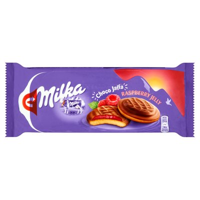 Obrázek Milka Choco Jaffa piškoty malinové, mléčná čokoláda 147g
