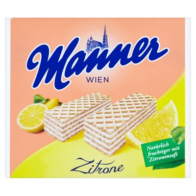 Obrázek Manner Křupavé oplatky s krémovou citrónovou náplní 75g