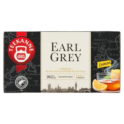 Obrázek Teekanne Earl Grey Lemon černý čaj aromatizovaný 20 x 1,65g (33g)