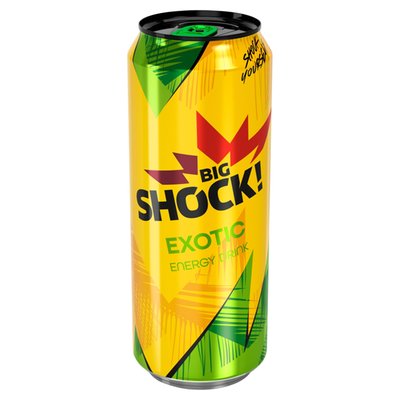 Obrázek Big Shock! Exotic energetický nápoj sycený 500ml