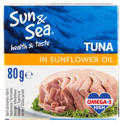 Obrázek Sun & Sea Tuňák ve slunečnicovém oleji 80g