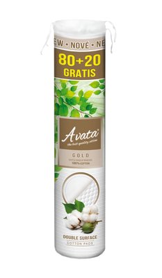 Obrázek Kosmetické tampóny A vata 80+20 deluxe Gold