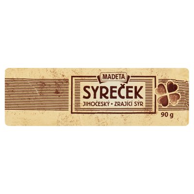 Obrázek Madeta Syreček jihočeský zrající sýr 90g