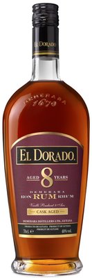 Obrázek El Dorado Rum 8 YO 40% Alc. 0.7 l