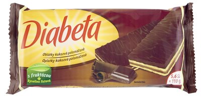 Obrázek Diabeta polomáčená oplatka kakaová 110 g