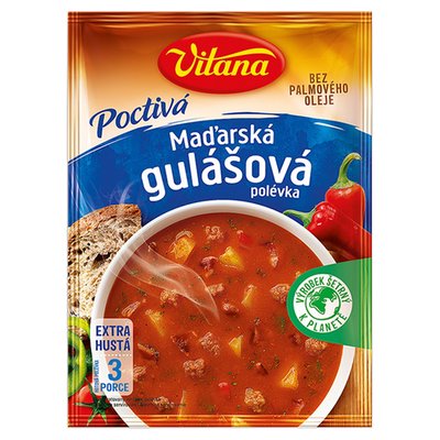 Obrázek Vitana Poctivá polévka maďarská gulášová 125g