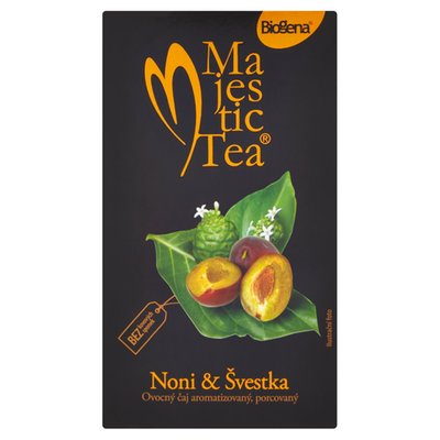 Obrázek Biogena Majestic Tea Noni & švestka ovocný čaj porcovaný 20 x 2,5g