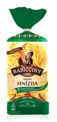 Obrázek Babiččiny těstoviny široká hnízda 250 g