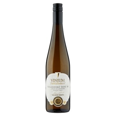 Obrázek Vinium Rulandské šedé jakostní víno s přívlastkem pozdní sběr bílé polosuché 0,75l