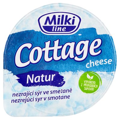 Obrázek Milki Line Cottage Cheese Natur nezrající sýr ve smetaně 150g
