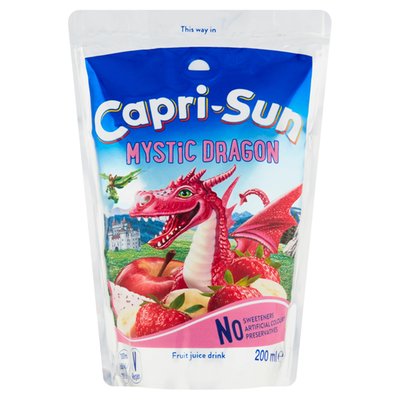 Obrázek Capri-Sun Mystic Dragon nesycený nealkoholický ovocný nápoj 200ml