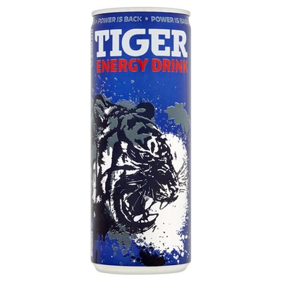 Obrázek Tiger energy drink 0,25l plech
