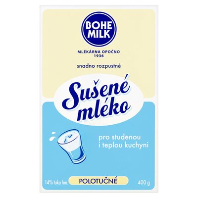 Obrázek Bohemilk Sušené mléko polotučné 400g