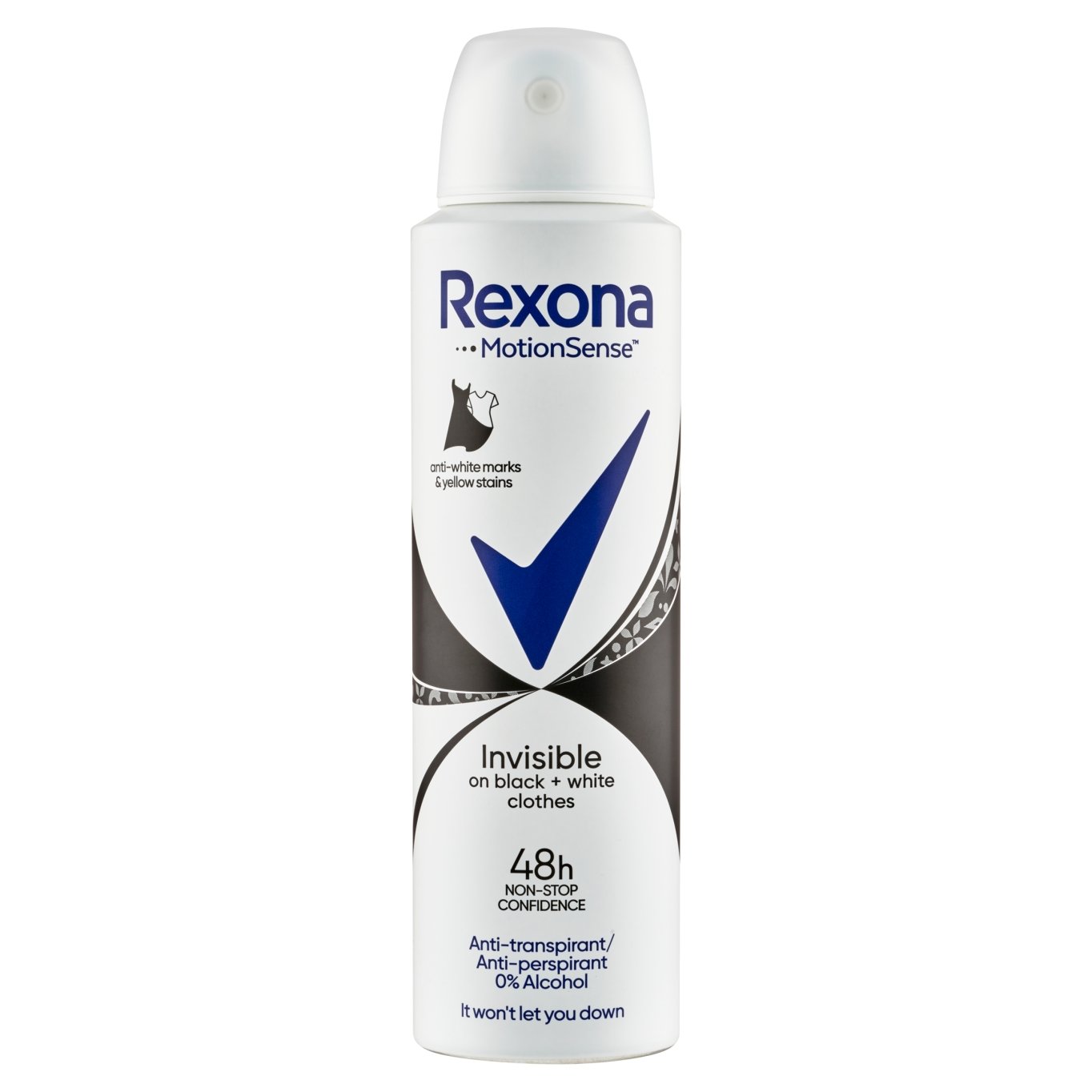 Rexona Invisible on Black + White Clothes antiperspirant sprej 150ml