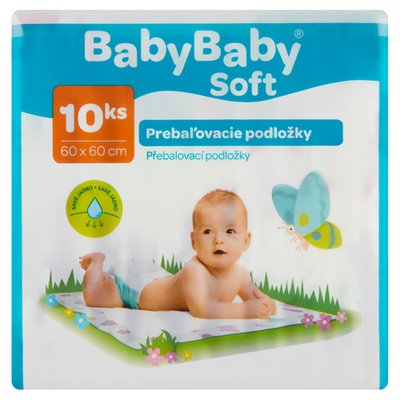 Obrázek BabyBaby Soft 10ks, přebalovací podložky
