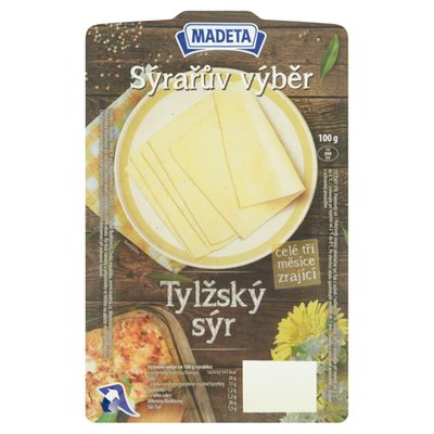 Obrázek Madeta Sýrařův výběr tylžský sýr 100g