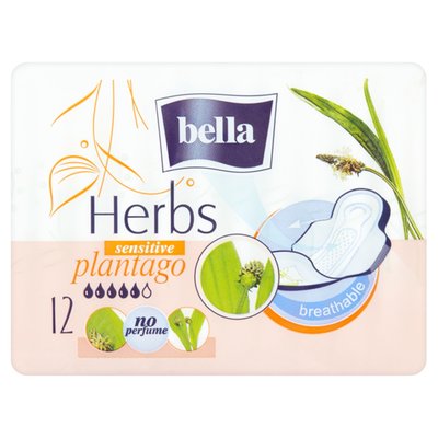 Obrázek Bella Herbs Plantago Hygienické vložky á 12 ks