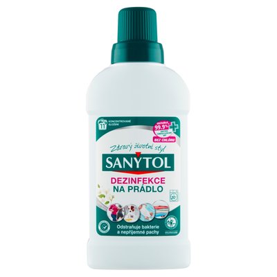 Obrázek Sanytol Dezinfekce na prádlo s vůní bílých květů 11 praní 500ml